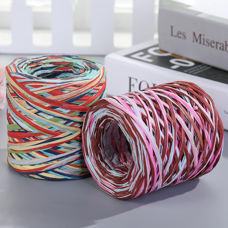 200M Raffia paper rope Straw Y - Crochet Bag Raffia บทวิจารณ์และราคา