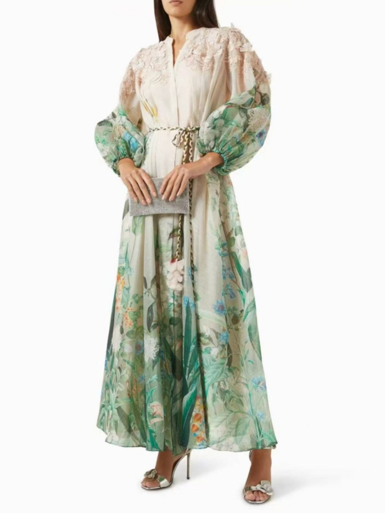 Elegant Maxi Dress for Women V - Linen Dress Wrap บทวิจารณ์และราคา