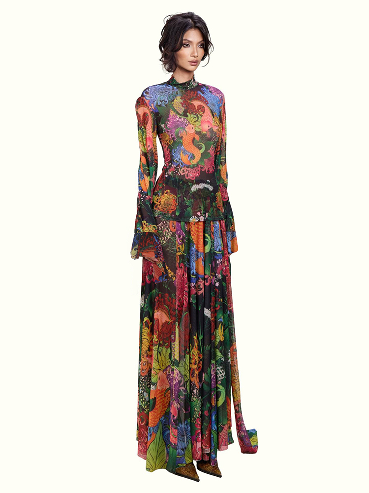Weird Puss Colorful Floral Pri - Romper Floral Print บทวิจารณ์และราคา