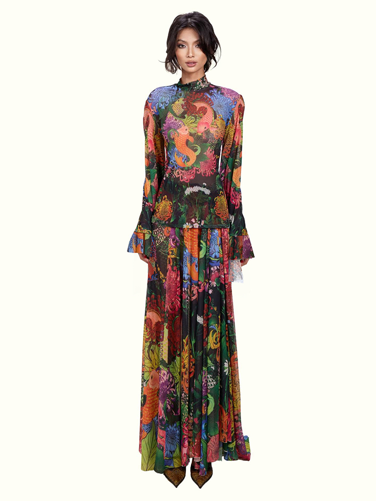 Weird Puss Colorful Floral Pri - Romper Floral Print บทวิจารณ์และราคา