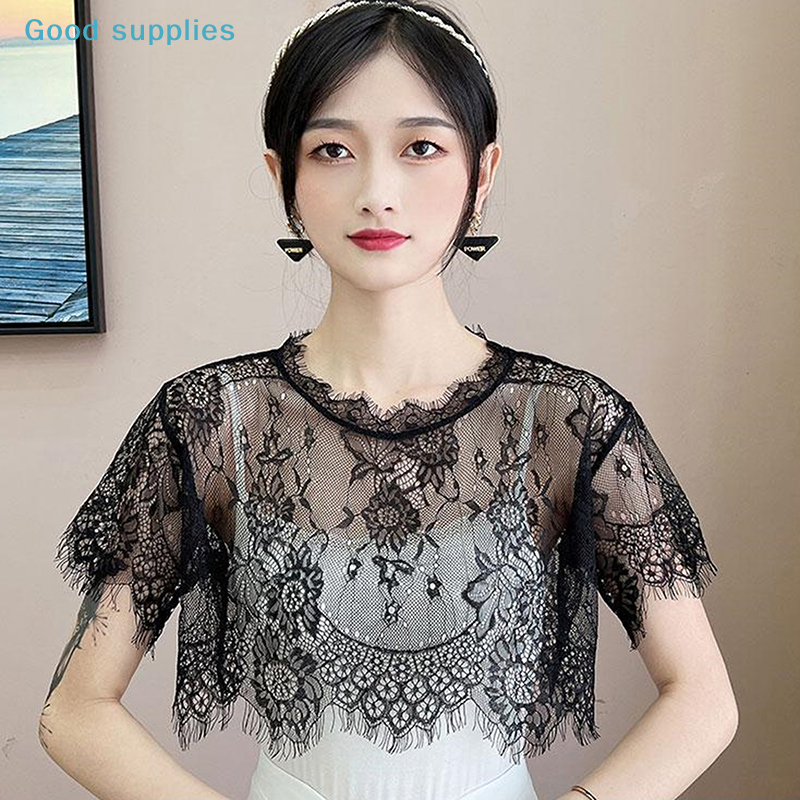 nimbleWomen Scarf Lace Lace Sh - Blouse Off Shoulder บทวิจารณ์และราคา