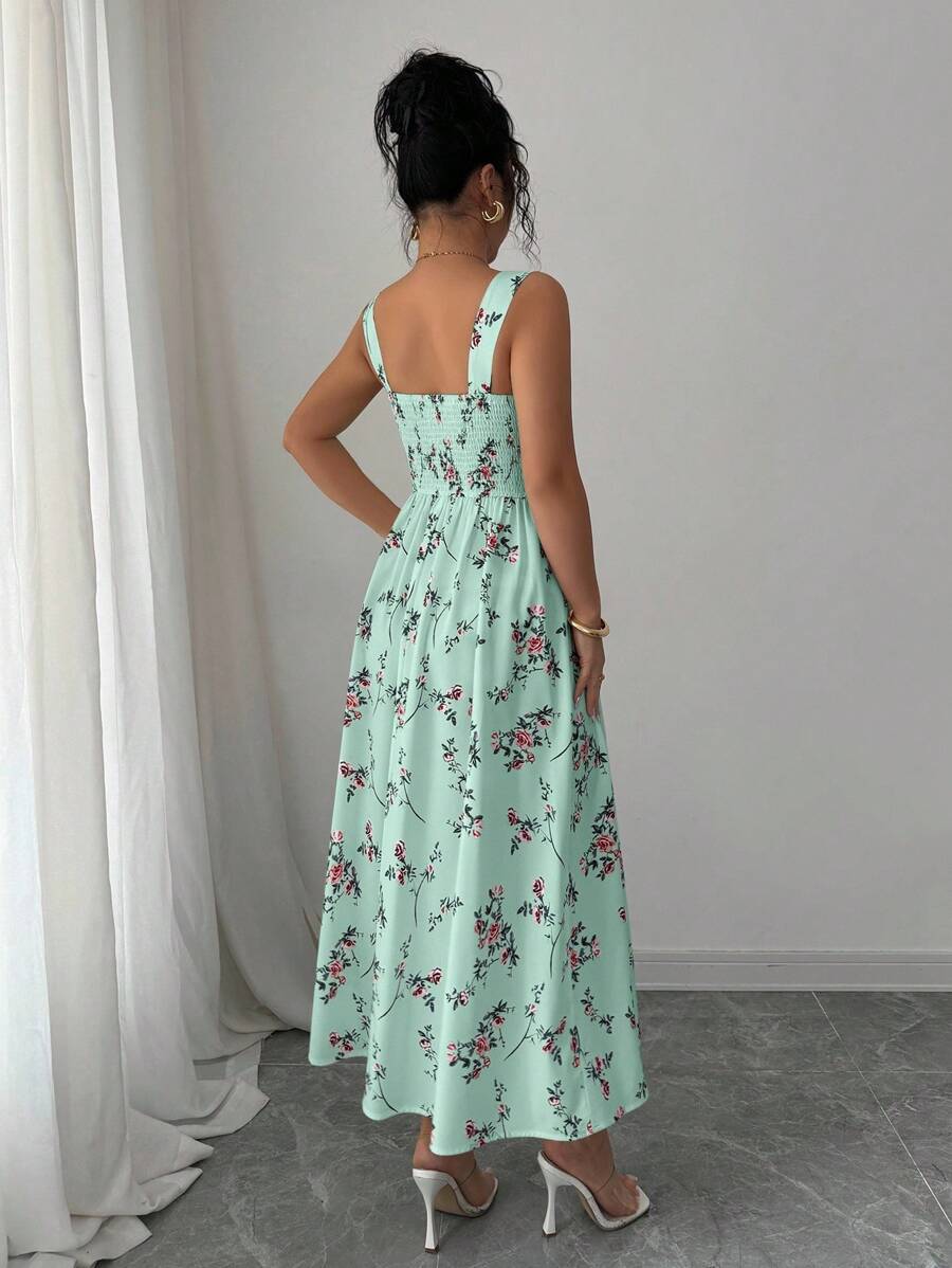 Mint Green Floral Midi Dress W - Midi Skirt Floral บทวิจารณ์และราคา