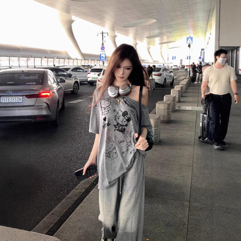 Sun Protection Blouse Hello Ki - Blouse Off Shoulder บทวิจารณ์และราคา