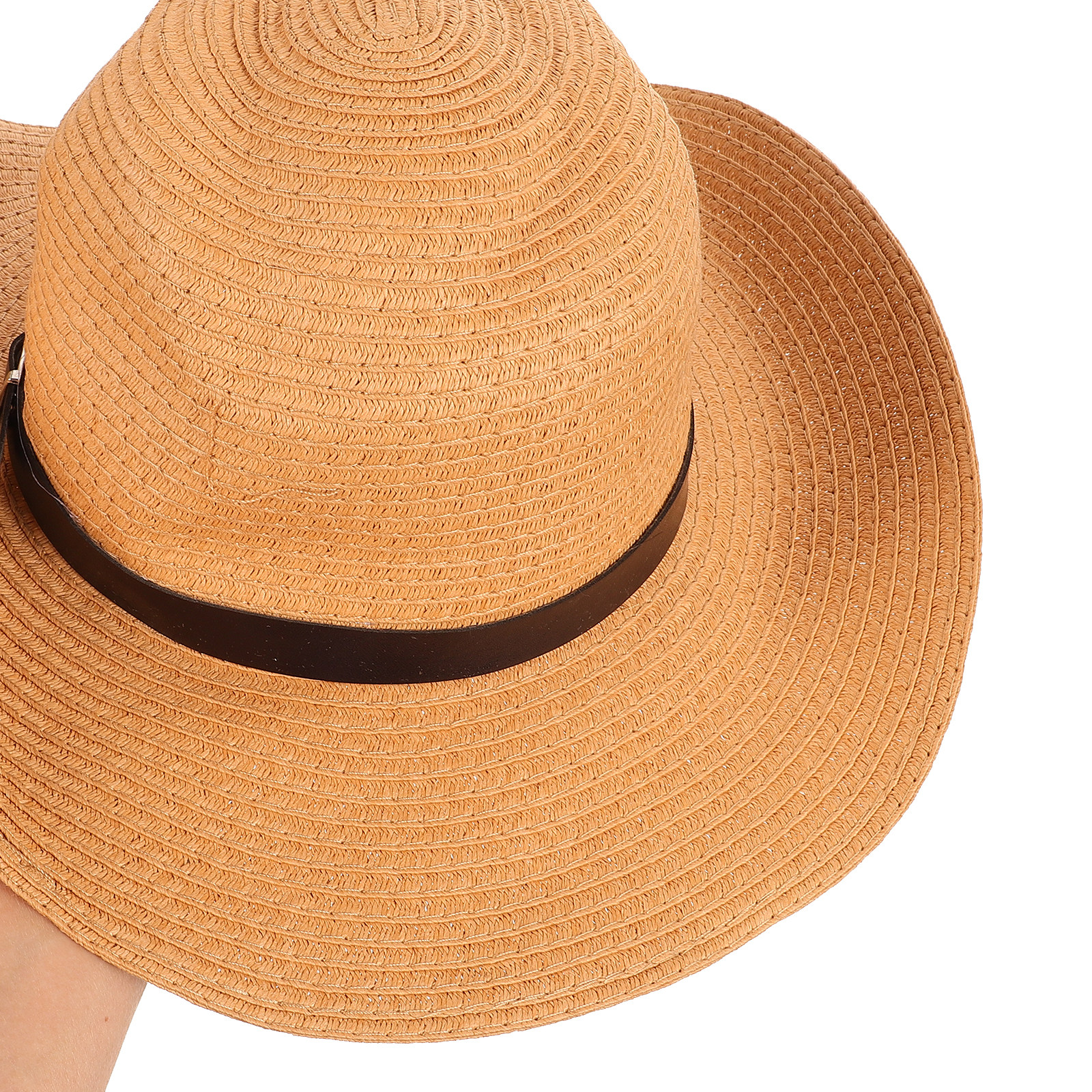 Men Wide Brim Straw Sun Hat Kh - Hat Floppy Wide บทวิจารณ์และราคา