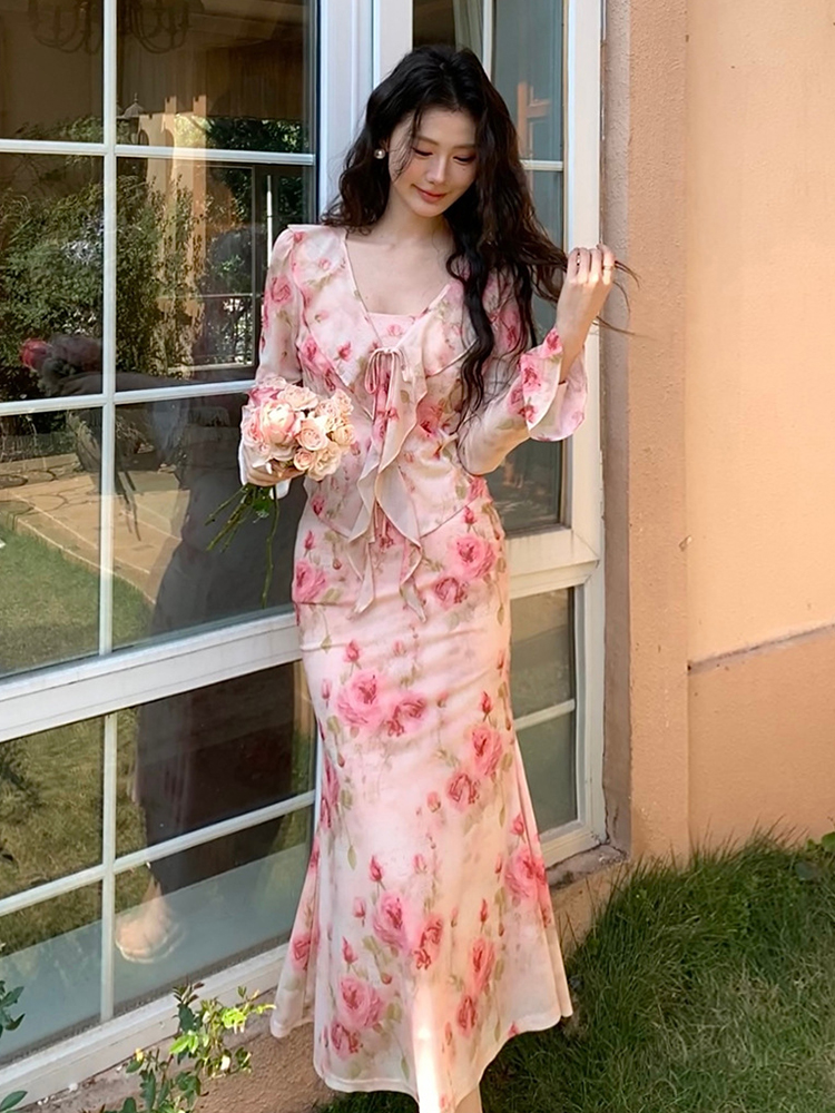 Women Vacation Clothes Sweet F - Romper Floral Print บทวิจารณ์และราคา