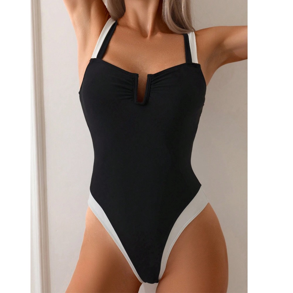 2026 Bikini Woman Tankini Deep - Swimsuit Bikini Ruched บทวิจารณ์และราคา
