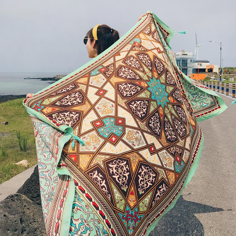 2018 New 90x180cm Twill cotton - Cover Up Kaftan บทวิจารณ์และราคา