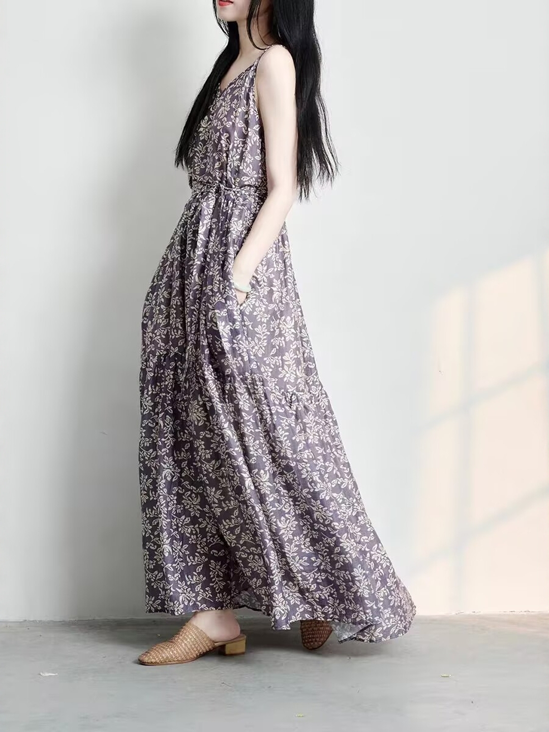 Elegant Japanese Style plus Si - Linen Dress Wrap บทวิจารณ์และราคา