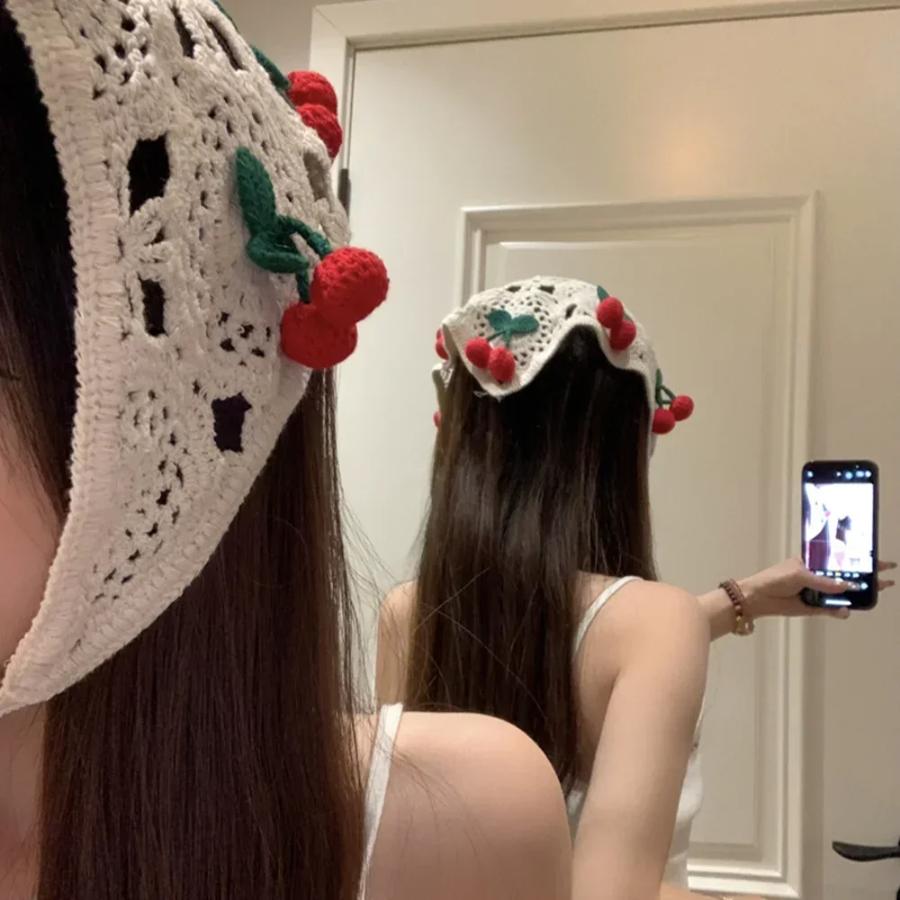 Sweet French Pastoral Style Tr - Headband Summer Knit บทวิจารณ์และราคา