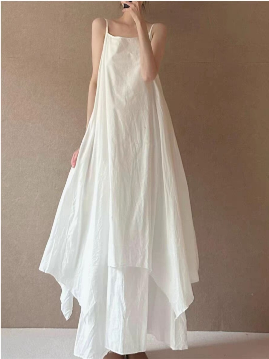 Stylish Large Size Cotton Line - Linen Dress Wrap บทวิจารณ์และราคา