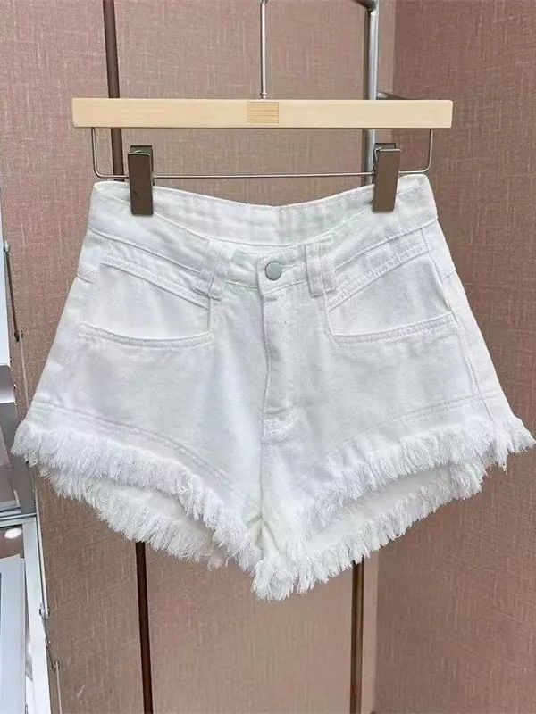 Outlet Korean Style Casual Hon - Shorts Denim Frayed บทวิจารณ์และราคา