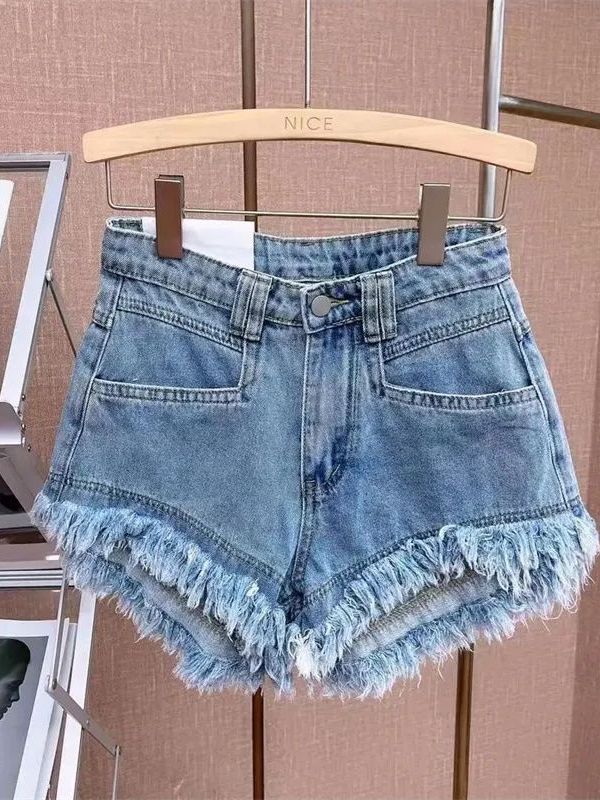 Outlet Korean Style Casual Hon - Shorts Denim Frayed บทวิจารณ์และราคา