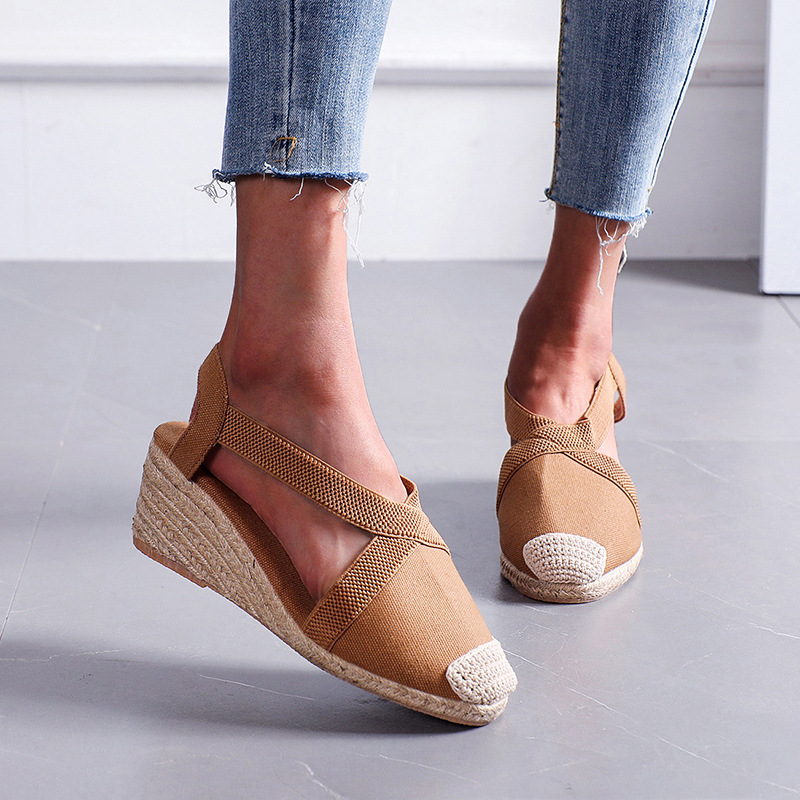 2026 Summer Women's Sandals St - Wedge Espadrille Women บทวิจารณ์และราคา