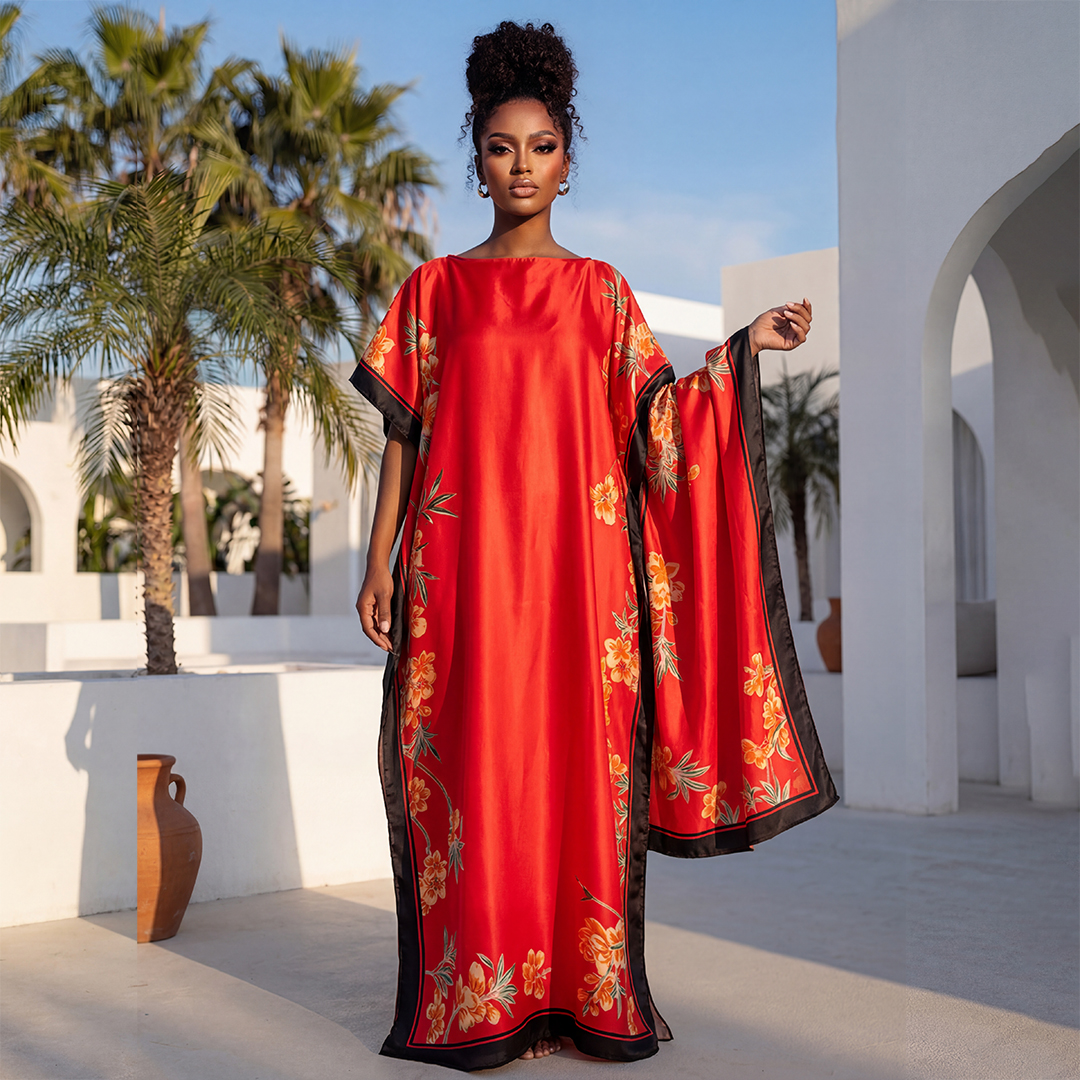 Summer Fashion African Shawl F - Romper Floral Print บทวิจารณ์และราคา