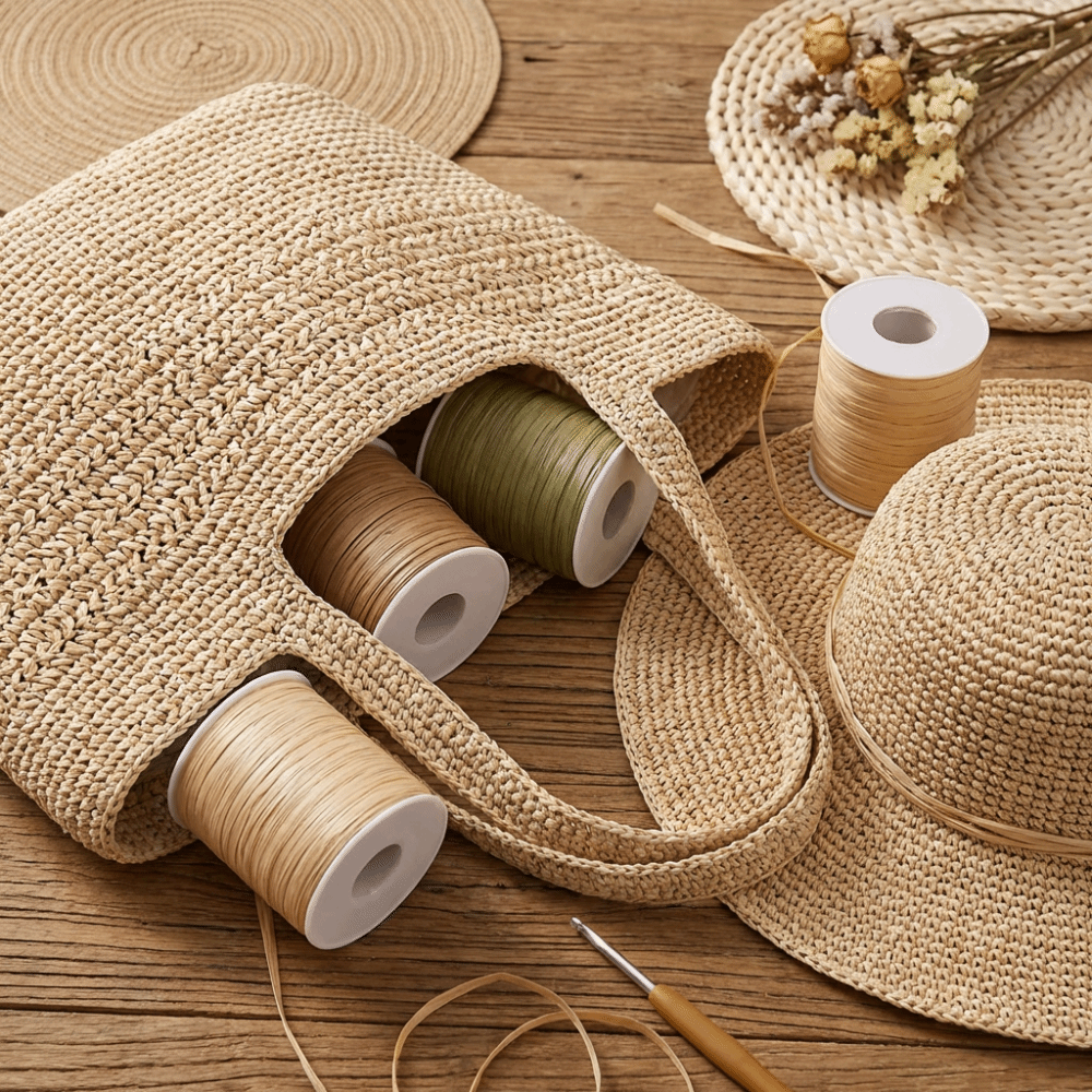 Premium Quality 120M Per Roll  - Crochet Bag Raffia บทวิจารณ์และราคา