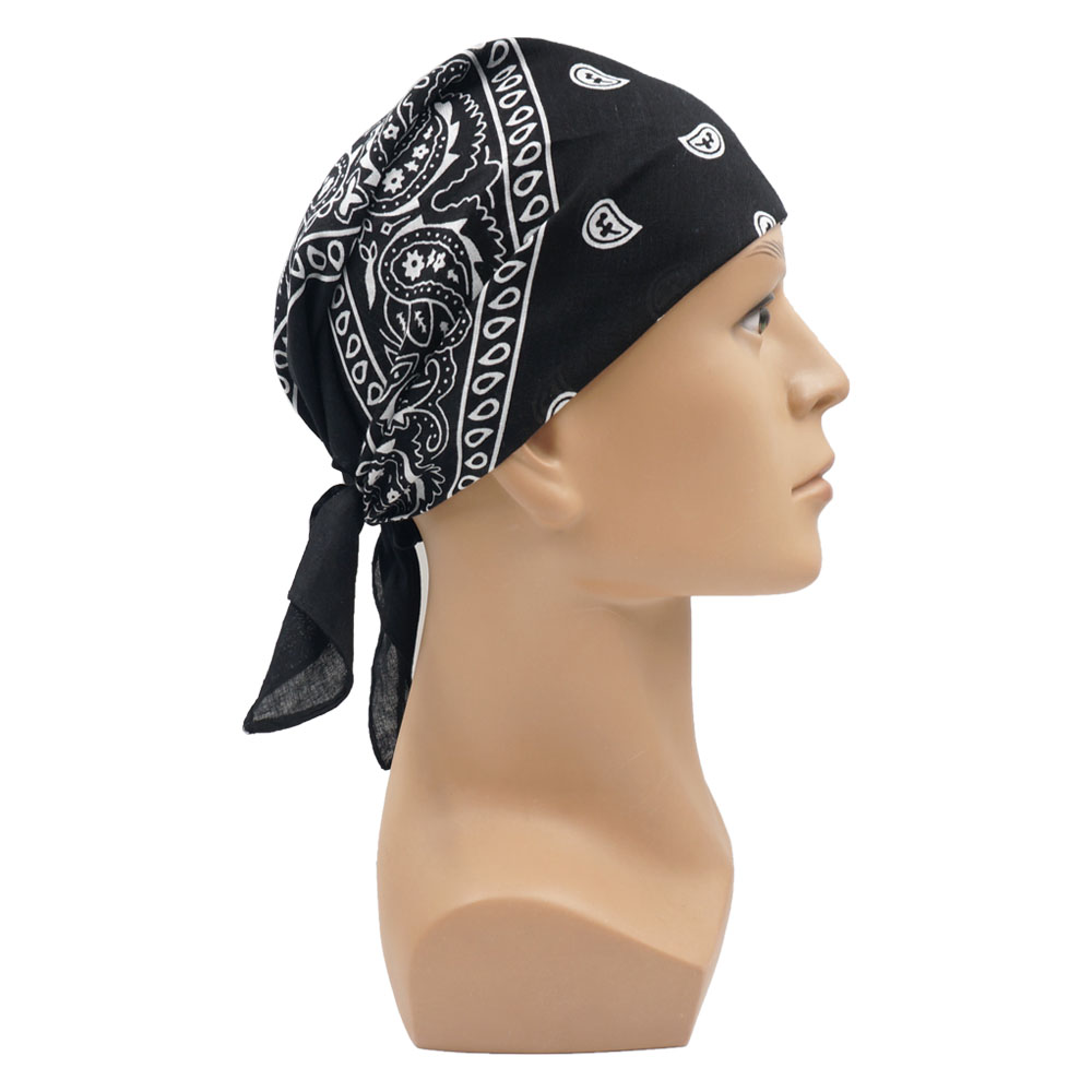 100% Cotton Paisley Bandana Bo - Headband Summer Knit บทวิจารณ์และราคา