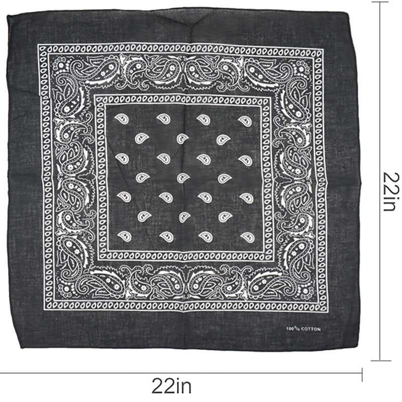 100% Cotton Paisley Bandana Bo - Headband Summer Knit บทวิจารณ์และราคา
