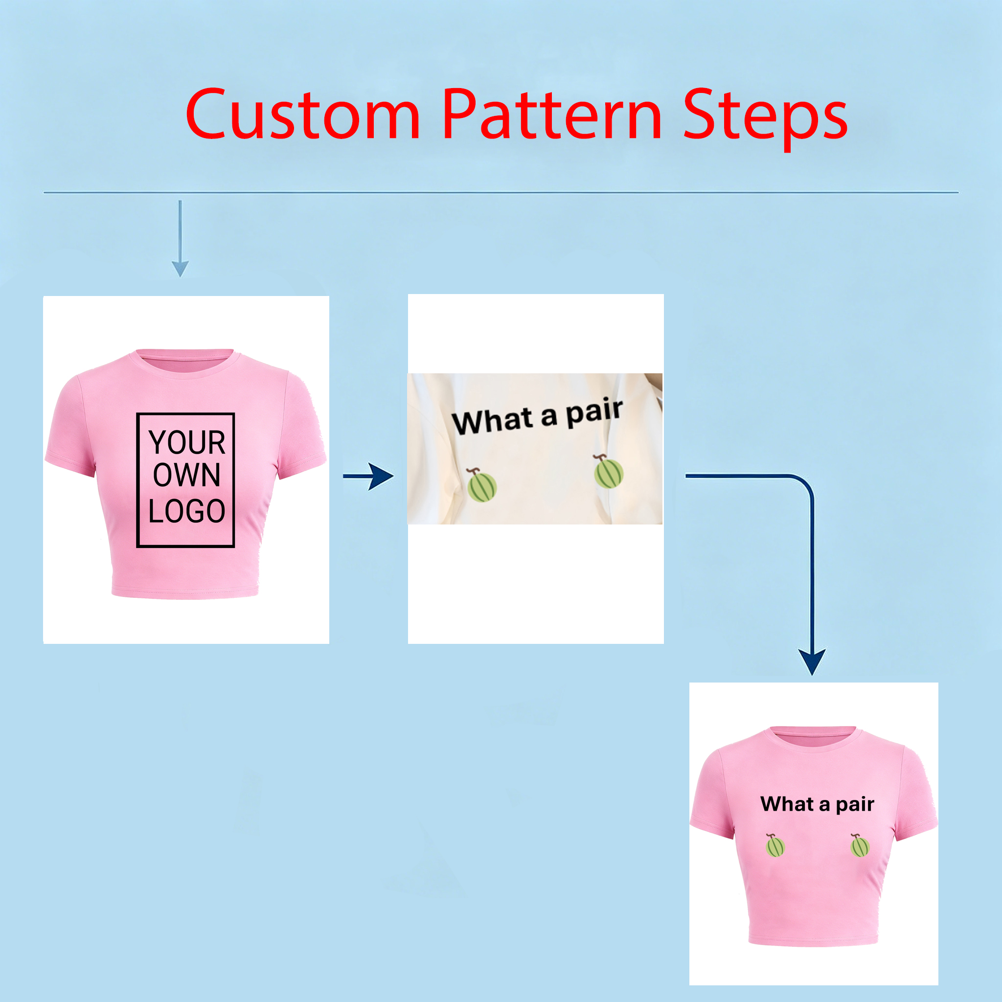 Customized Logo Pattern Womens - Crop Top Crochet บทวิจารณ์และราคา