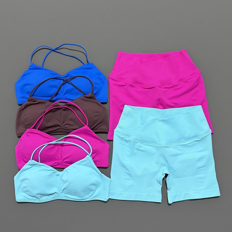 2 Piece Vision Gym Set Women Y - Crop Top Crochet บทวิจารณ์และราคา