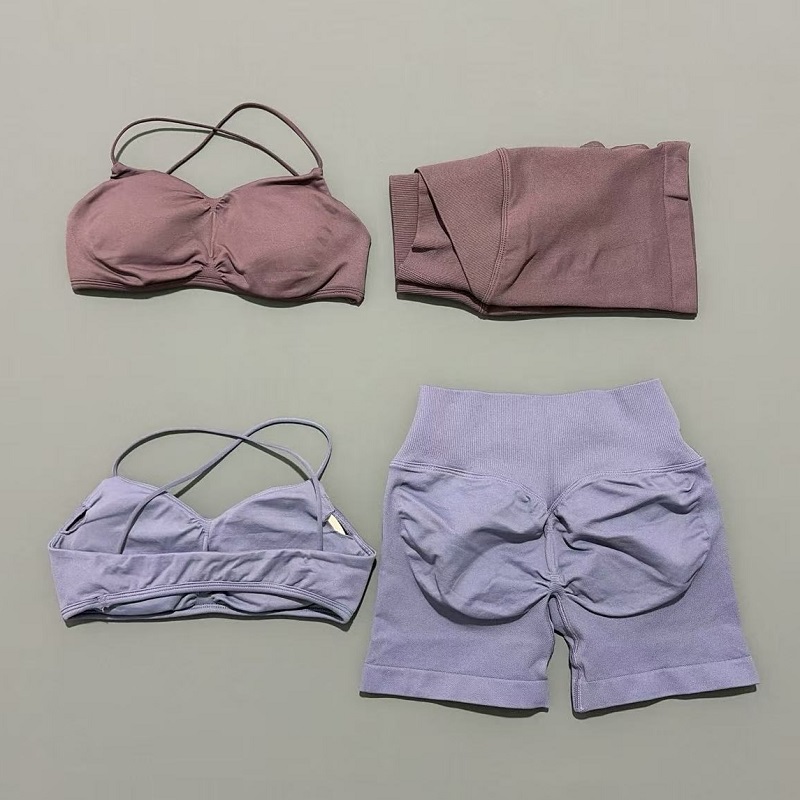 2 Piece Vision Gym Set Women Y - Crop Top Crochet บทวิจารณ์และราคา
