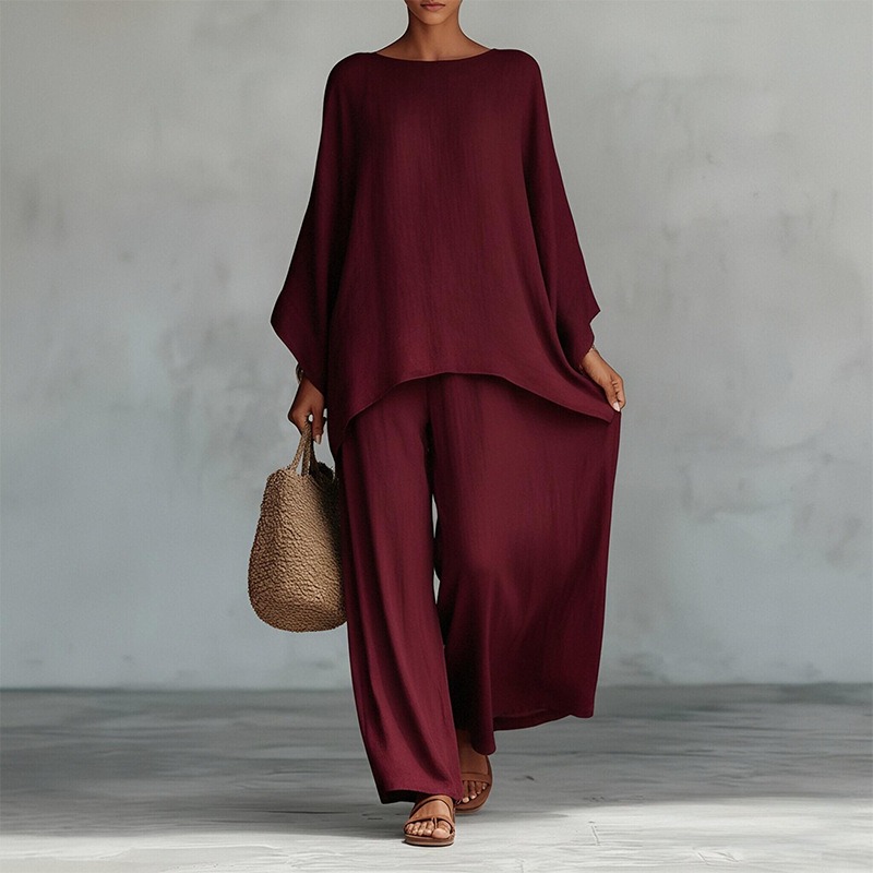 Spring New Fashion Linen Loose - Linen Pant Wide บทวิจารณ์และราคา